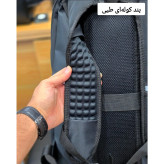 کوله پشتی اسپرت پارچه دیبا خارجی سه خانه لپتاپ دار ضد تعریق