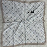 مینی اسکارف کرمی نخ قواره 65x65 سانتیمتر مناسب استفاده روزمره بدون آبرفت و رنگ رفت