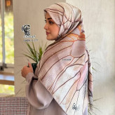 روسری نخ کاستوم طرح نگار قواره 140 دور چرخ دوز مزونی پرز نمیدهد