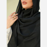 شال درختی تابستانی قواره بزرگ 200*75 رنگ شیری
