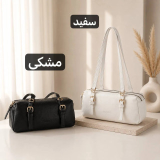 کیف زنانه چرم مصنوعی روزمره ابعاد 28 در 12 سانتیمتر