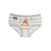 شورت دخترانه اسلیپ چاپی طرح راه راه و پو POOH سایز فری