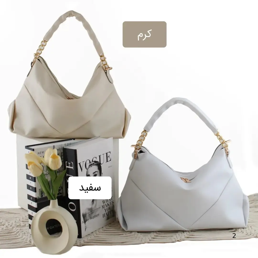 کیف زنانه چرم مصنوعی روزمره و رسمی بند بلند (4)