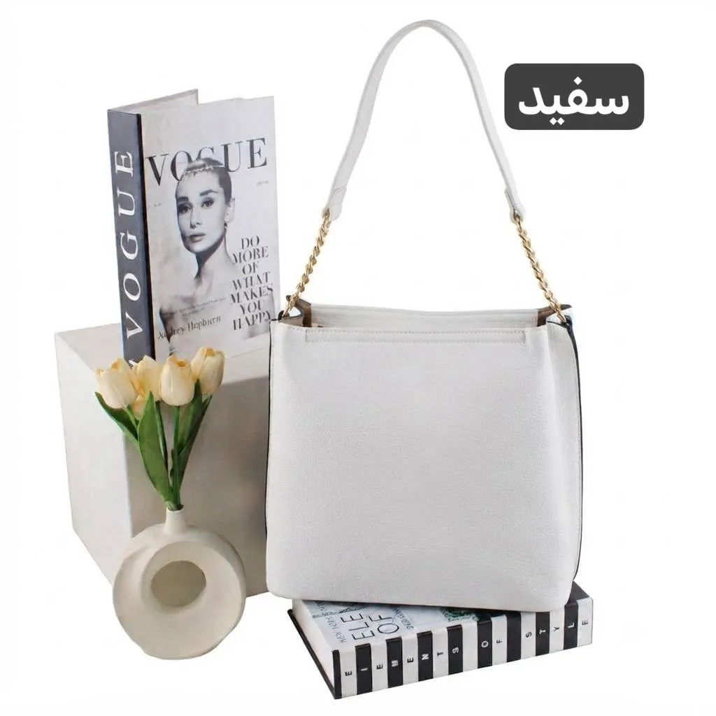 کیف زنانه روزمره و مهمانی چرم مصنوعی زیپدار