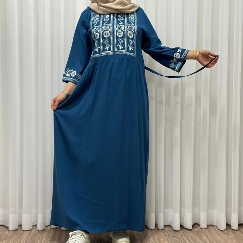 ست پیراهن ساحلی نخی و کتانی اسپرت نیوبالانس