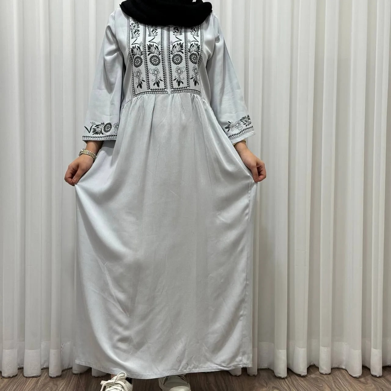 ست پیراهن ساحلی نخی و کتانی اسپرت نیوبالانس