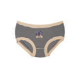 شورت زنانه نخی اسلیپ راه راه طرح عروسکی free size
