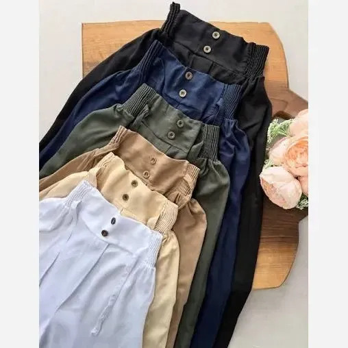 شلوار بگ نخی صوفیا قد 100 سانت