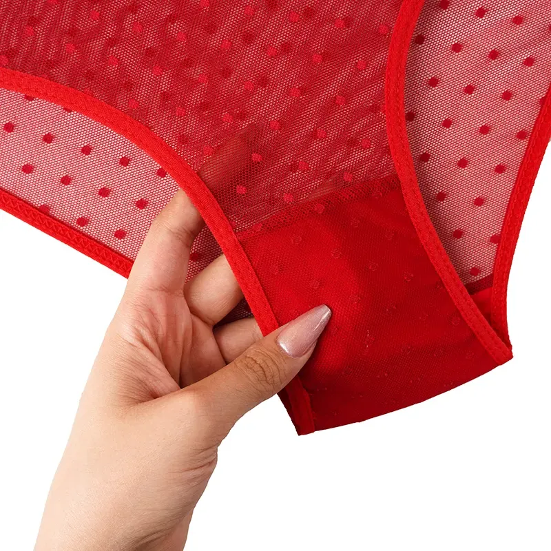 شورت اسلیپ فانتزی زنانه توری توپ توپی سایز XL