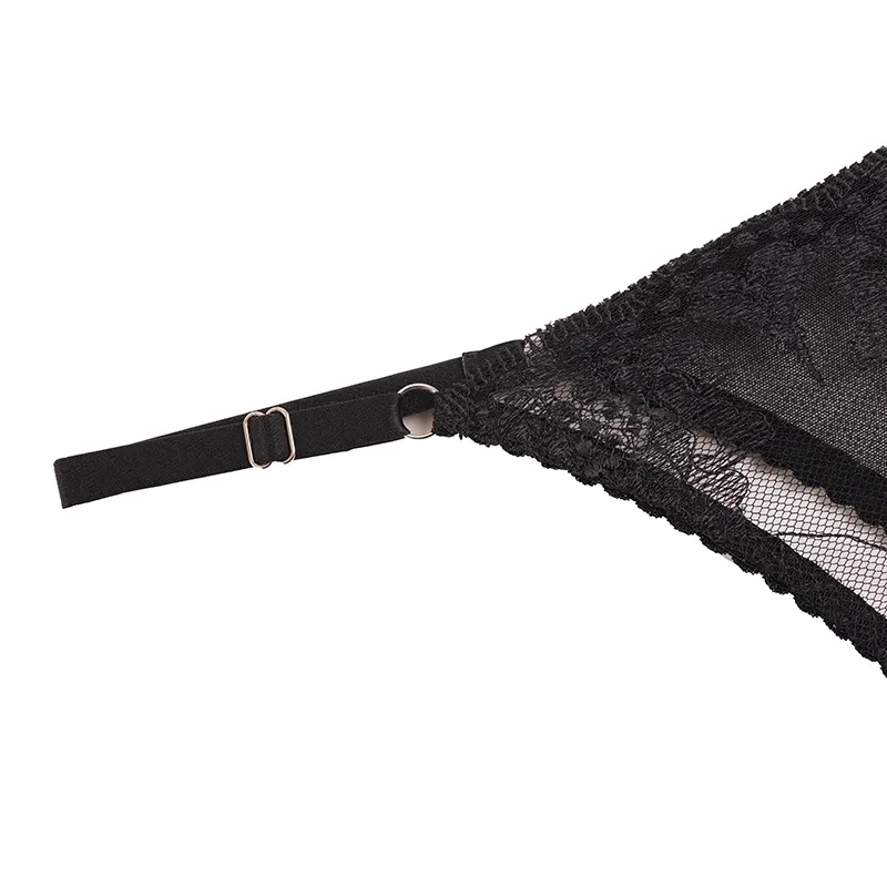 ست شورت و سوتین تور فنردار ژینا سایز 75 تا 90