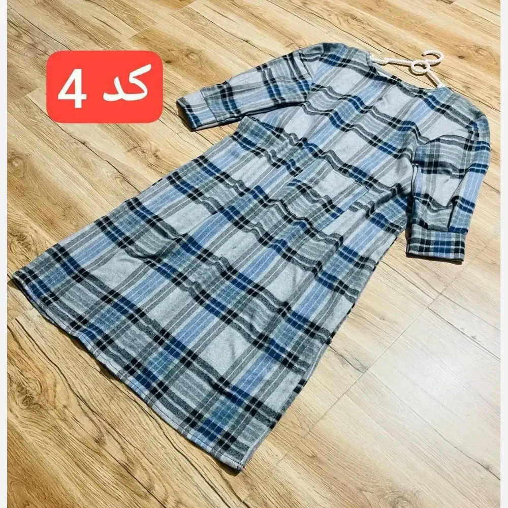 کفتان چهارخونه پشمی زنانه سایز فری 38 تا 48