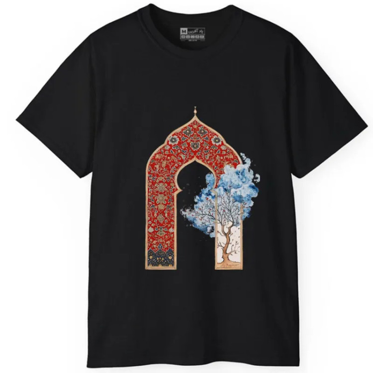 تیشرت آستین کوتاه مردانه پاد آفرین مدل ایرانی