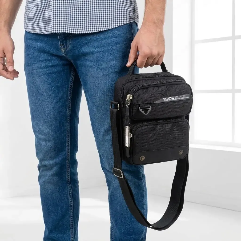 کیف مردانه پارچه ای اسپرت و روزمره بند دار (2)