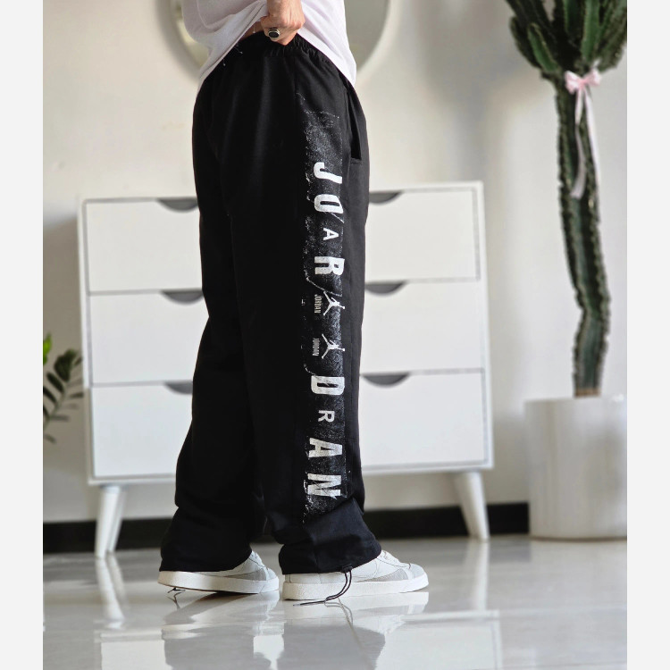 شلوار اسلش بگ جردن مشکی گلکسی اسپان قد 108 سایز XXL XXXL