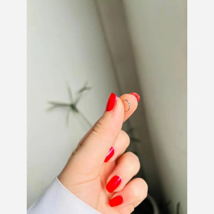 پیرسینگ فیک بینی استیل رنگ ثابت بدون حساسیت