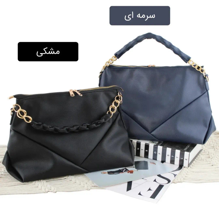 کیف زنانه چرم مصنوعی روزمره و رسمی بند بلند (4)