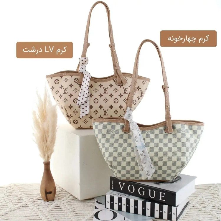 کیف زنانه چرم مصنوعی رسمی و روزمره با بند بلند (2)