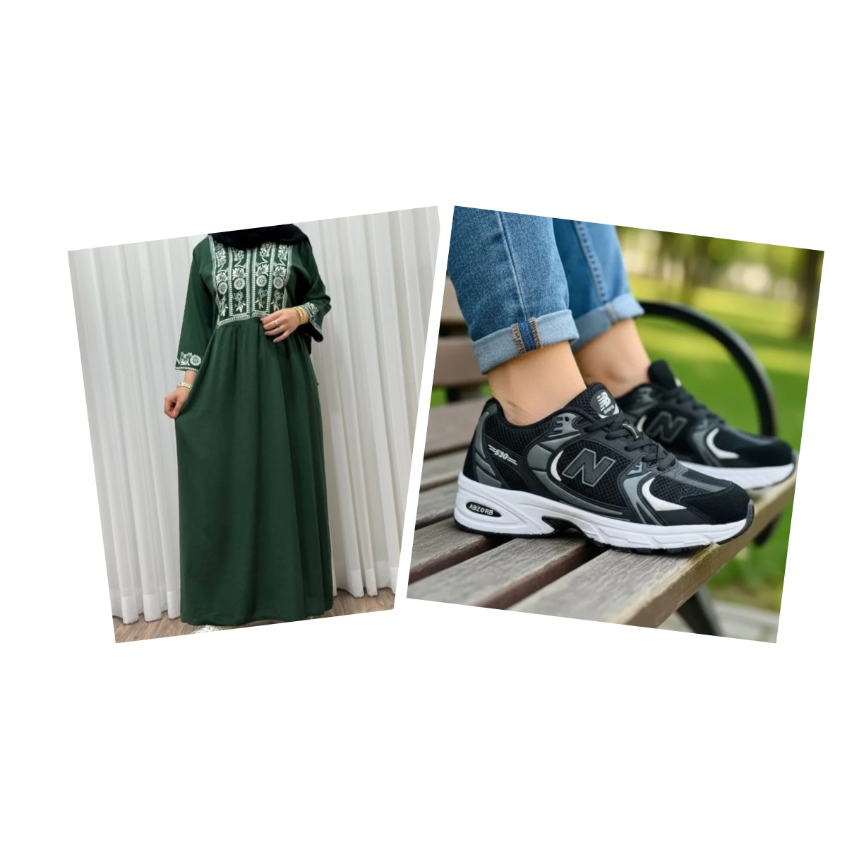 ست پیراهن ساحلی نخی و کتانی اسپرت نیوبالانس