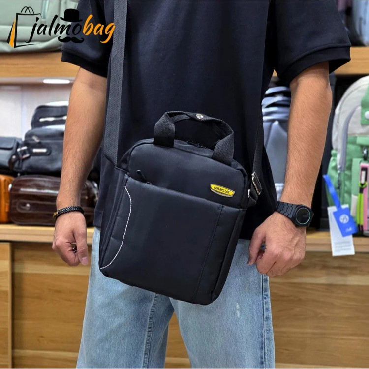 کیف ظرف غذا دستی و دوشی پارچه ای کجراه خ خارجی جیب دار