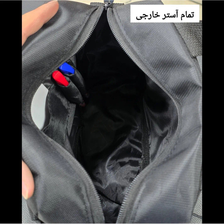 کیف ظرف غذا دستی و دوشی پارچه ای کجراه خ خارجی جیب دار