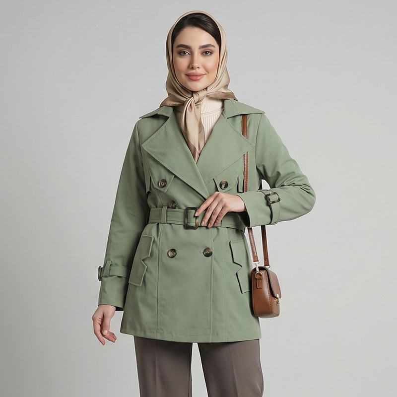 بارانی زنانه السانا مدل تیتار کد 2341