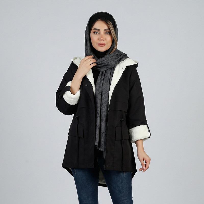 کاپشن زنانه السانا مدل الهام کد 235879