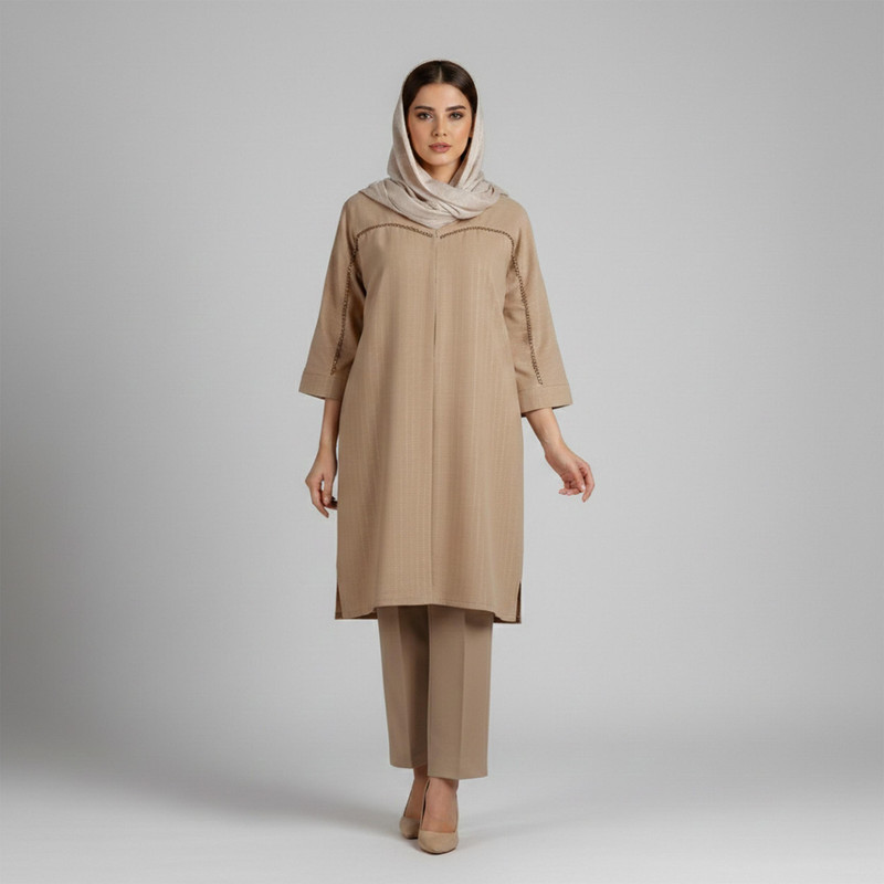 مانتو زنانه السانا مدل یاراد کد 211081