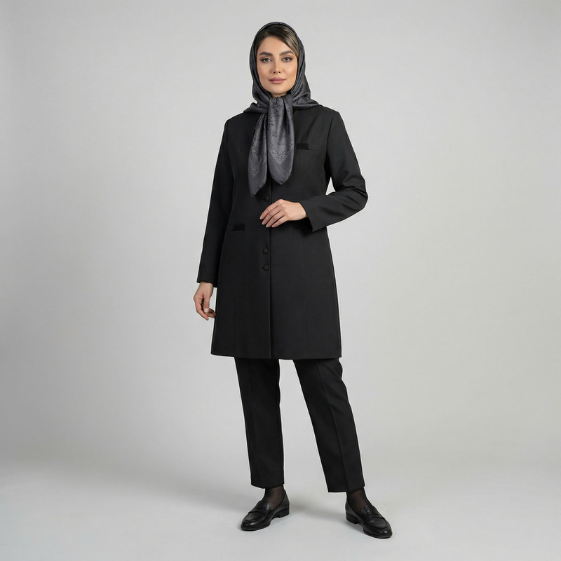 مانتو و شلوار زنانه السانا مدل کرشمه کد 155681