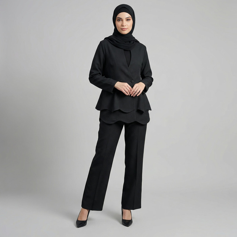 ست کت و شلوار زنانه السانا مدل بهارک کد 214501