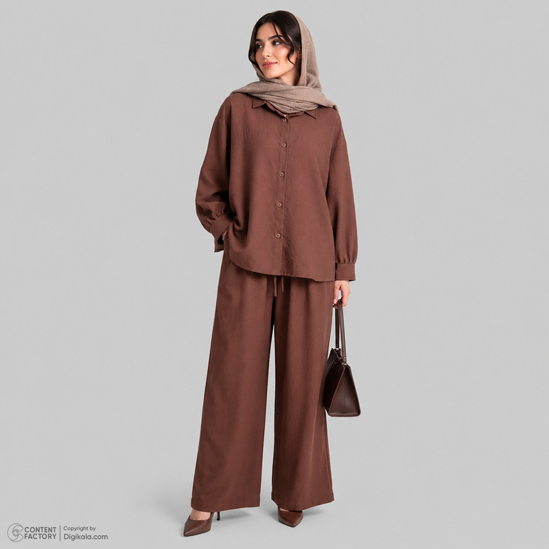 ست شومیز و شلوار زنانه السانا مدل دنیرا کد 2580