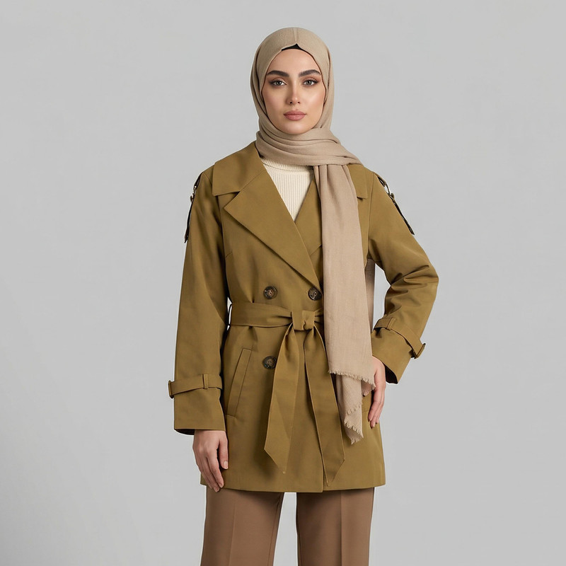 بارانی زنانه السانا مدل آرات کد 2390
