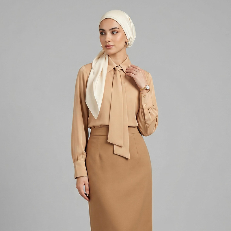 شومیز آستین بلند یقه برگردان زنانه السانا مدل ریماس کد 172501