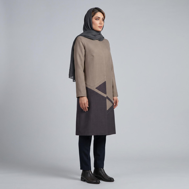 مانتو زنانه السانا مدل آرنوشا کد 216502