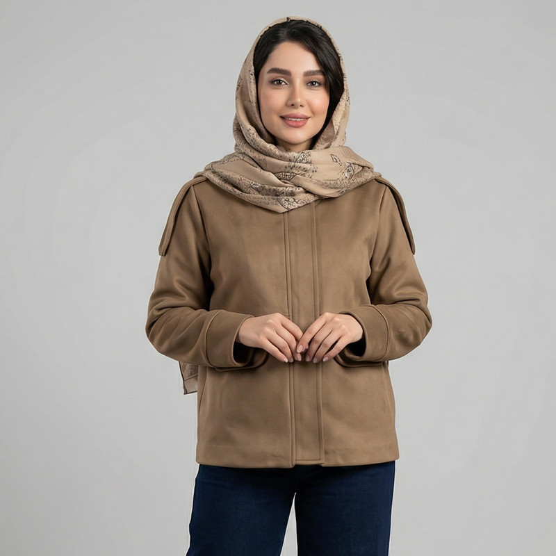پالتو زنانه السانا مدل هیژا کد 2391