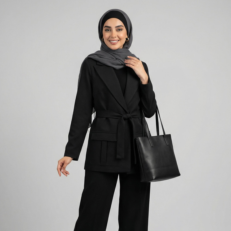 مانتو کتی زنانه السانا مدل فرهام کد 2439