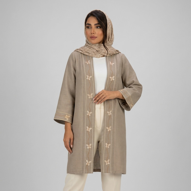 مانتو زنانه السانا مدل هیام کد 2691