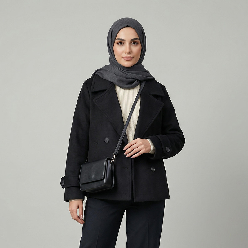 پالتو زنانه السانا مدل رضوانه کد 2389