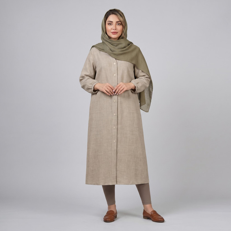 مانتو زنانه السانا مدل مهرنیکا کد 2479