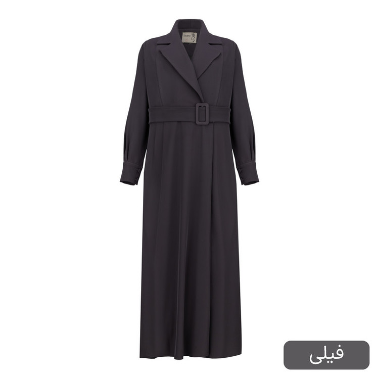 مانتو زیر زانو زنانه السانا مدل ماردین کد 2483