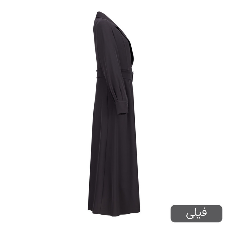 مانتو زیر زانو زنانه السانا مدل ماردین کد 2483