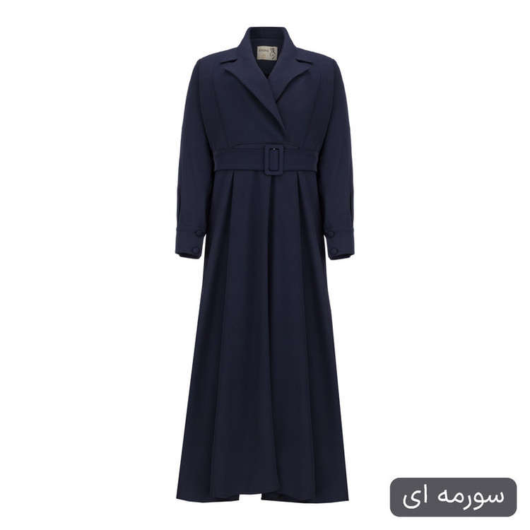 مانتو زیر زانو زنانه السانا مدل ماردین کد 2483