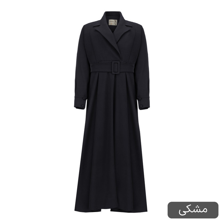 مانتو زیر زانو زنانه السانا مدل ماردین کد 2483