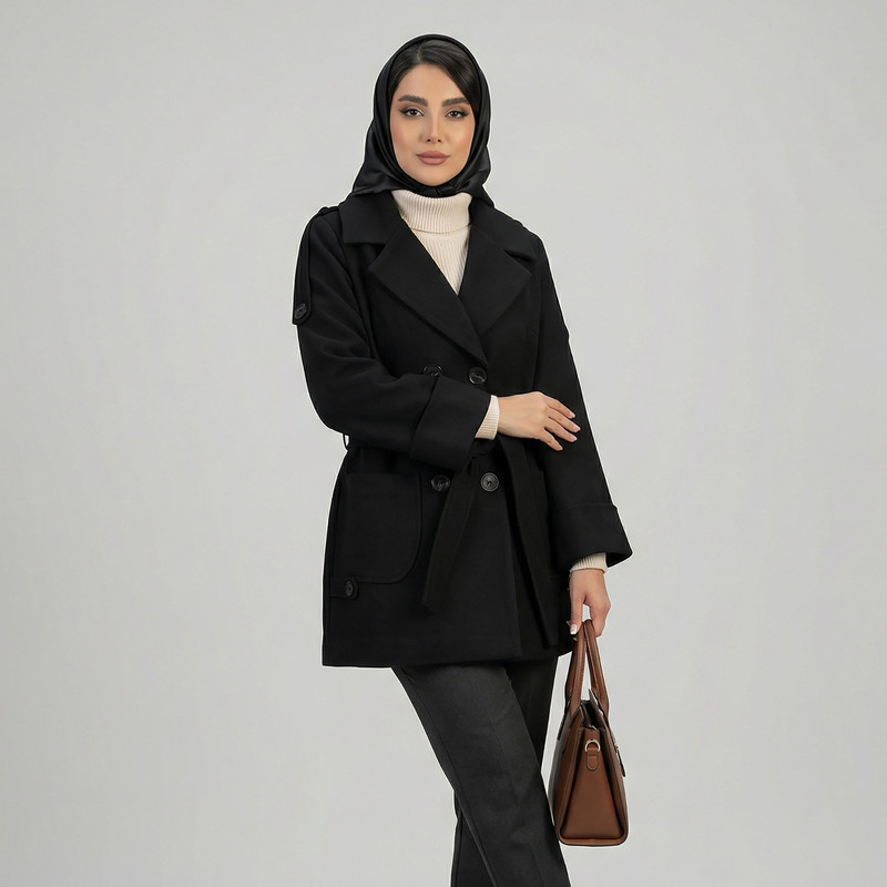 بارانی زنانه السانا مدل راوک کد 2400