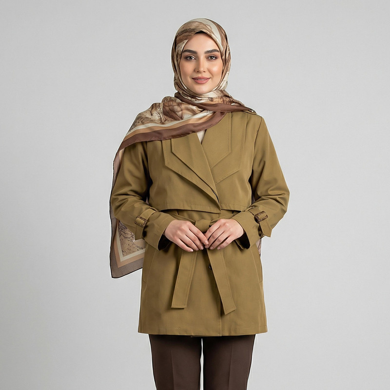 بارانی زنانه السانا مدل  زرشام کد 230075