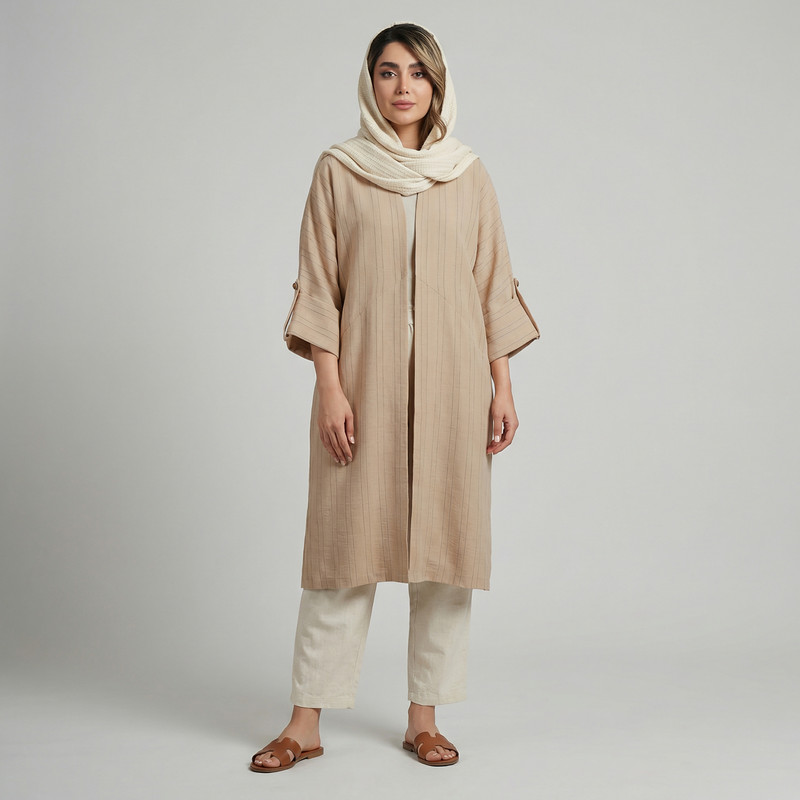 مانتو زیر باسن زنانه السانا مدل رسپینا کد 222108
