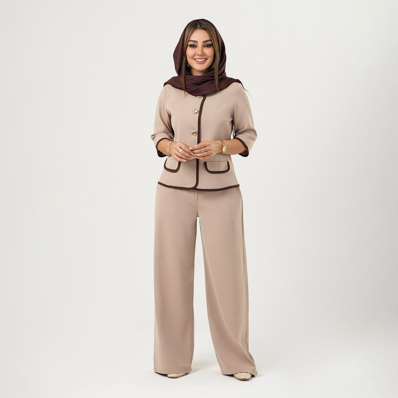 ست کت و شلوار زنانه السانا مدل ماهیکا کد 2745