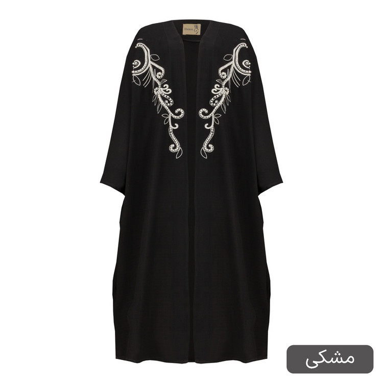 مانتو عبایی زیر زانو زنانه السانا مدل آریاس کد 2545