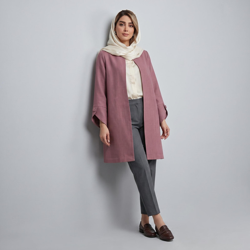 مانتو زنانه السانا مدل ماجده کد 180273