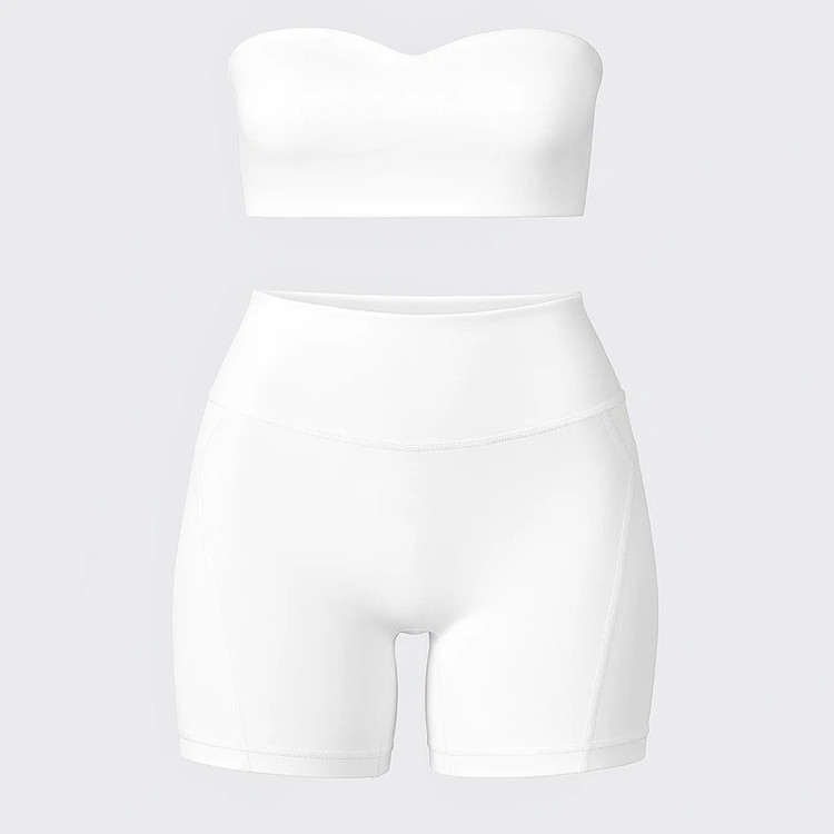 ست نیمتنه و شلوارک ورزشی زنانه مدل EvoSkin