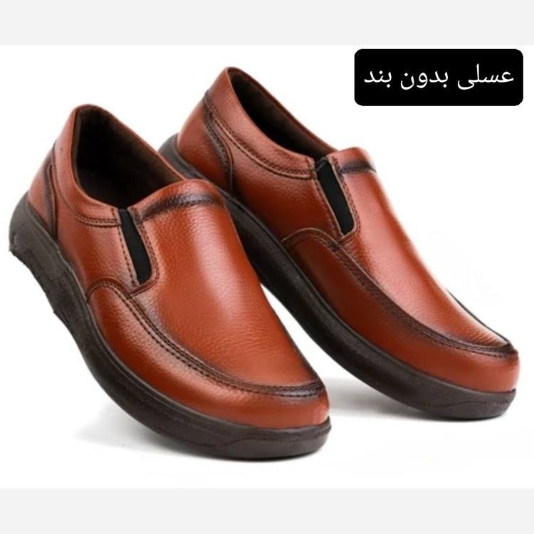 کفش مردانه طبی کار تبریز بدون بندوبنددار
